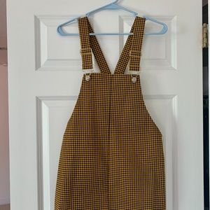 Gingham Overall Dress